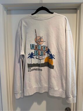 Bright Side Lumineers Crewneck Sweatshirt - White